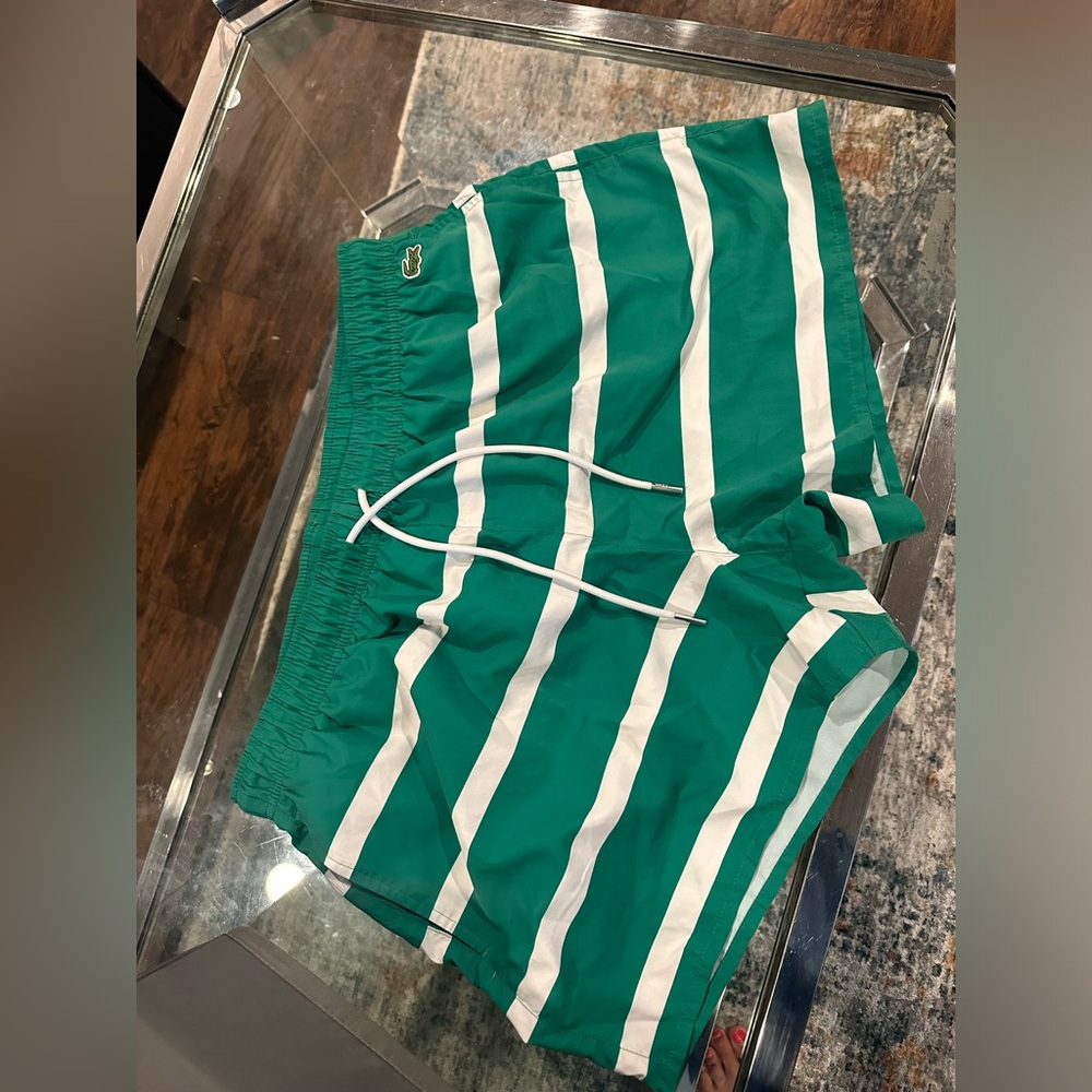 Lacoste swim trunks